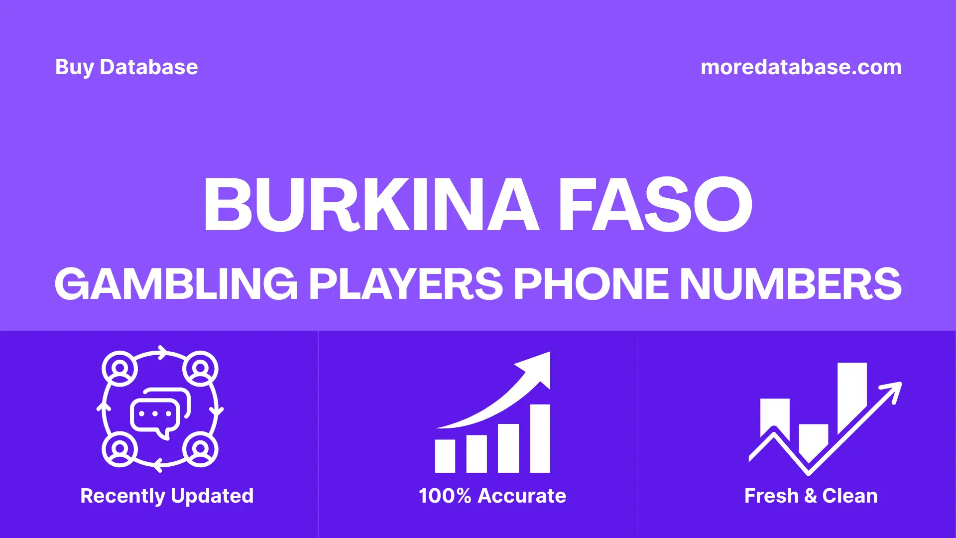 Burkina Faso Gambling Players Phone Numbers 1 Million Data